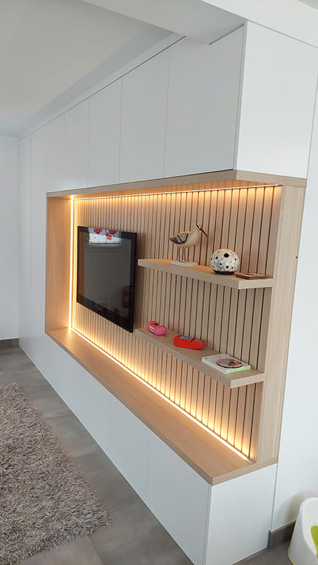 Meuble TV lumineux