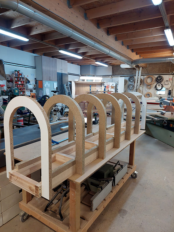 Fabrication habillage du tubage de cheminée