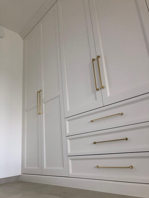 Meuble d'entrée laqué blanc