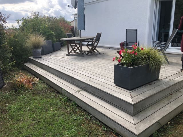 Terrasse cumaru vieilli
