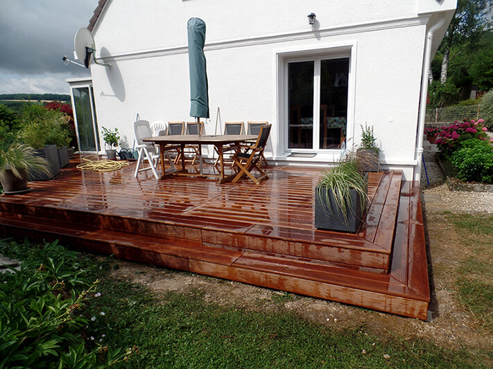 Terrasse en cumaru