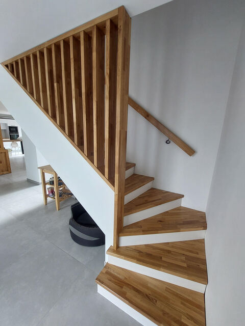 Habillage d'escalier et garde-corps