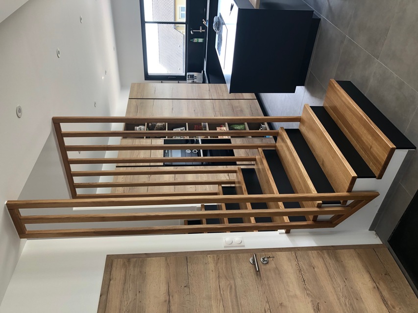 Escalier et garde corps