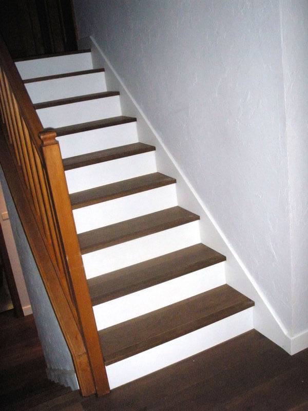 escalier et parquet