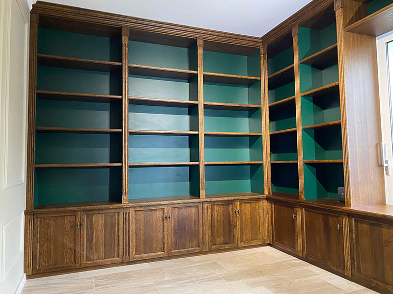 Bibliothèque en chêne