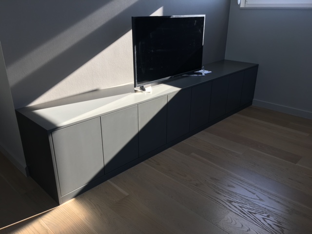  Meuble TV laqué mat