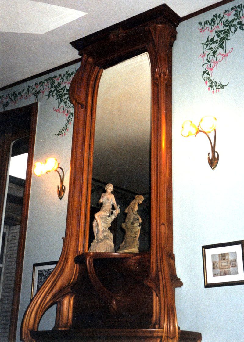 Trumeau art nouveau